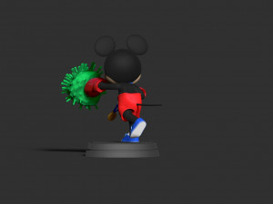 Mickey Mouse - Boxing Modelo de Impressão 3D