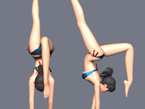 Girl in the Urban Ballerina Dance Modelo de Impressão 3D