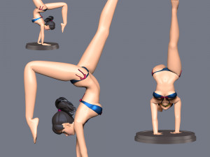 Girl in the Urban Ballerina Dance Modelo de Impressão 3D