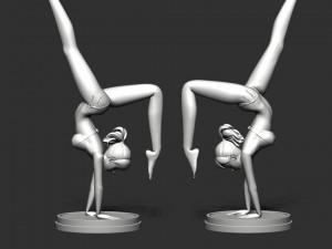 Girl in the Urban Ballerina Dance Modelo de Impressão 3D