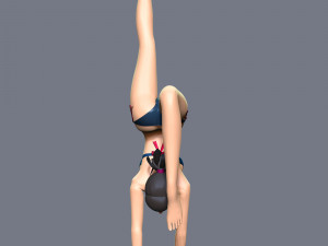 Girl in the Urban Ballerina Dance Modelo de Impressão 3D