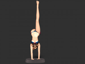 Girl in the Urban Ballerina Dance Modelo de Impressão 3D
