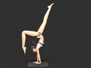 Girl in the Urban Ballerina Dance Modelo de Impressão 3D