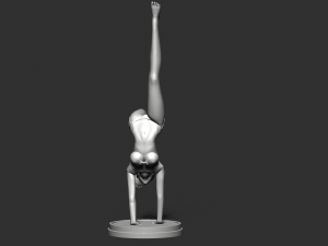 Girl in the Urban Ballerina Dance Modelo de Impressão 3D