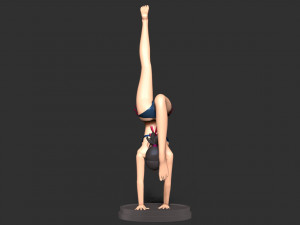 Girl in the Urban Ballerina Dance Modelo de Impressão 3D