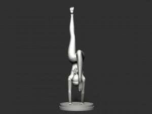 Girl in the Urban Ballerina Dance Modelo de Impressão 3D