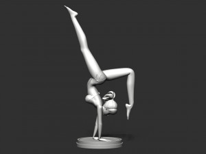 Girl in the Urban Ballerina Dance Modelo de Impressão 3D