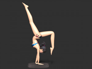 Girl in the Urban Ballerina Dance Modelo de Impressão 3D