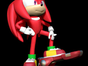 Knuckles - Sonic the Hedgehog 2 Fanart 3D Print Model