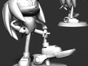 Knuckles - Sonic the Hedgehog 2 Fanart 3D Print Model