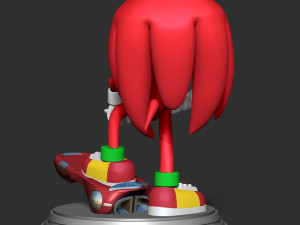 Knuckles - Sonic the Hedgehog 2 Fanart 3D-Druckmodell
