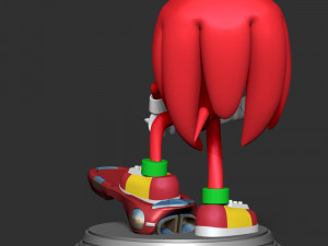 Knuckles - Sonic the Hedgehog 2 Fanart 3D-Druckmodell