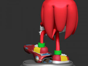 Knuckles - Sonic the Hedgehog 2 Fanart 3D Print Model