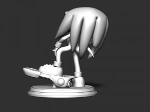 Knuckles - Sonic the Hedgehog 2 Fanart 3D Print Model
