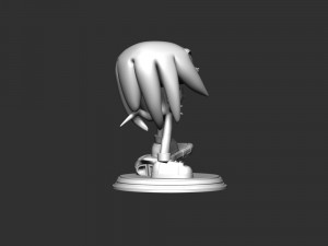 Knuckles - Sonic the Hedgehog 2 Fanart 3D-Druckmodell
