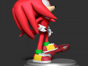 Knuckles - Sonic the Hedgehog 2 Fanart 3D Print Model