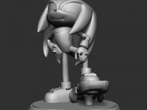 Knuckles - Sonic the Hedgehog 2 Fanart 3D Print Model