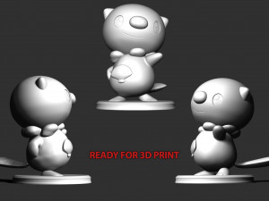 Oshawott - Pokemon Go 3D Print Model