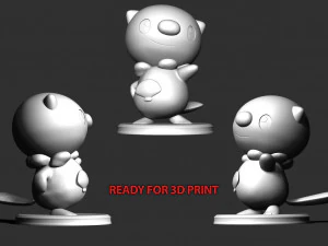 Oshawott - Pokemon Go 3D Print Model