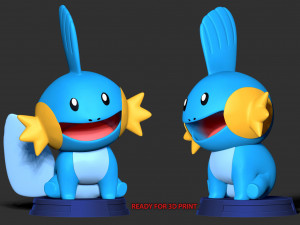 Mudkip - Pokemon Go 3D प्रिंट मॉडल