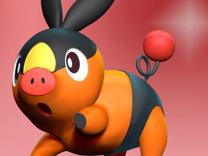 Tepig - Pokemon Go 3D Print Model
