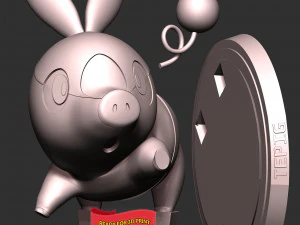 Tepig - Pokemon Go 3D Print Model