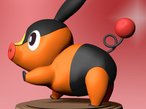 Tepig - Pokemon Go 3D Принт Модель