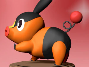 Tepig - Pokemon Go 3D Print Model