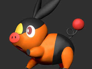 Tepig - Pokemon Go 3D Print Model