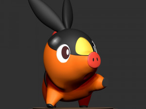 Tepig - Pokemon Go 3D Принт Модель