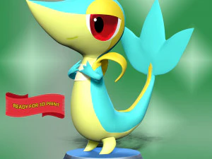 Snivy - Pokemon Go 3D Print Model