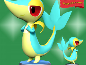 Snivy - Pokemon Go 3D Druckmodell