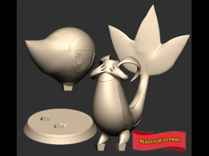 Snivy - Pokemon Go 3D Druckmodell