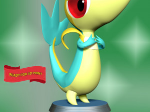 Snivy - Pokemon Go 3D Druckmodell