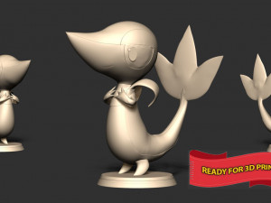 Snivy - Pokemon Go 3D Druckmodell