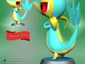 Snivy - Pokemon Go 3D Print Model