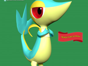 Snivy - Pokemon Go 3D Druckmodell