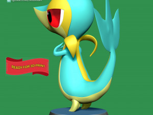 Snivy - Pokemon Go 3D Druckmodell