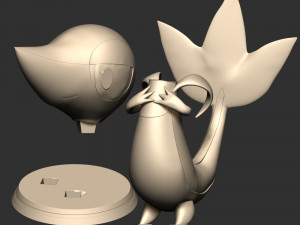 Snivy - Pokemon Go 3D Druckmodell