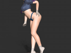Girl With Swimsult 3D-printmodel