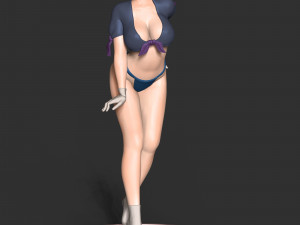 Girl With Swimsult 3D-printmodel