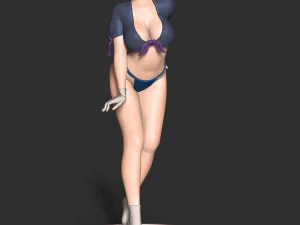 Girl With Swimsult 3D Print Model