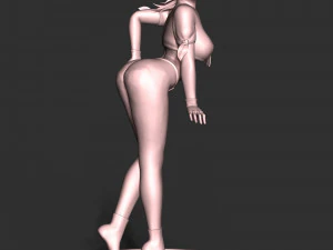 Girl With Swimsult 3D Print Model
