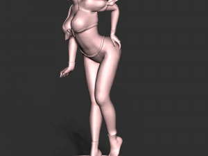 Girl With Swimsult 3D Print Model