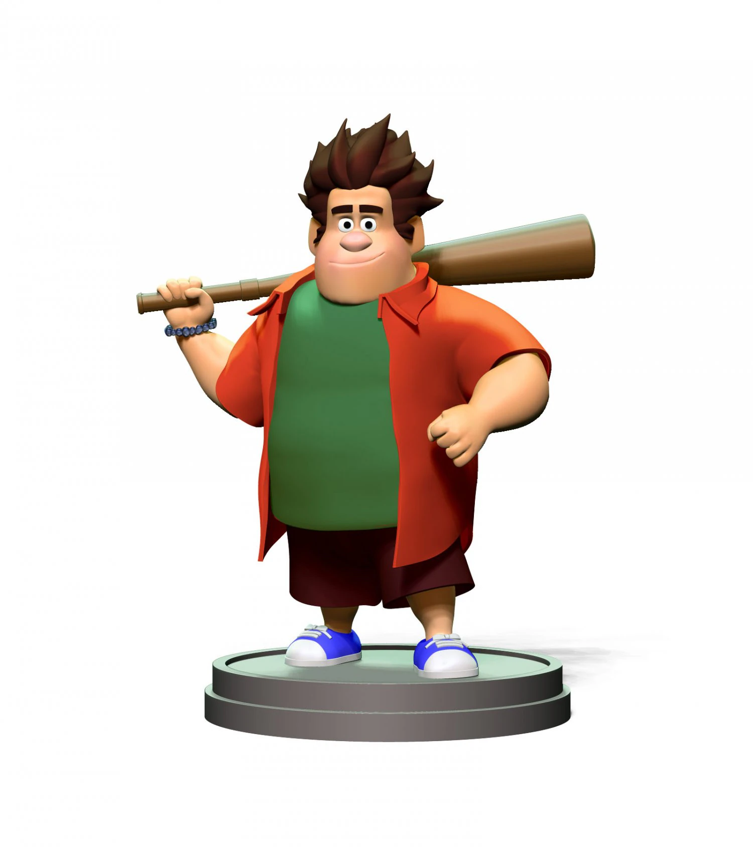 Wreck-It Ralph 3D Print Model .c4d .max .obj .3ds .fbx .stl .blend 