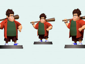 Wreck-It Ralph 3D Print Model