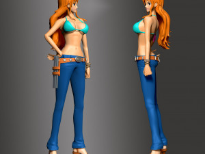 Nami - One Piece 3D 프린트 모델