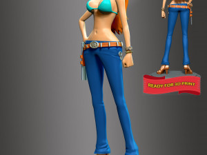 Nami - One Piece 3D 프린트 모델