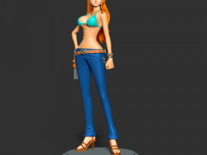 Nami - One Piece 3D 프린트 모델