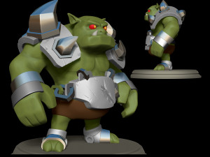 Stylized Orc Monsters 3D-Druckmodell